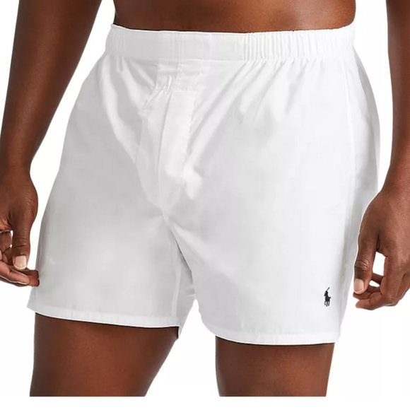 EUC Men's Polo Ralph Lauren 100% Cotton Classic Fit Boxer White Size XL - Picture 12 of 15